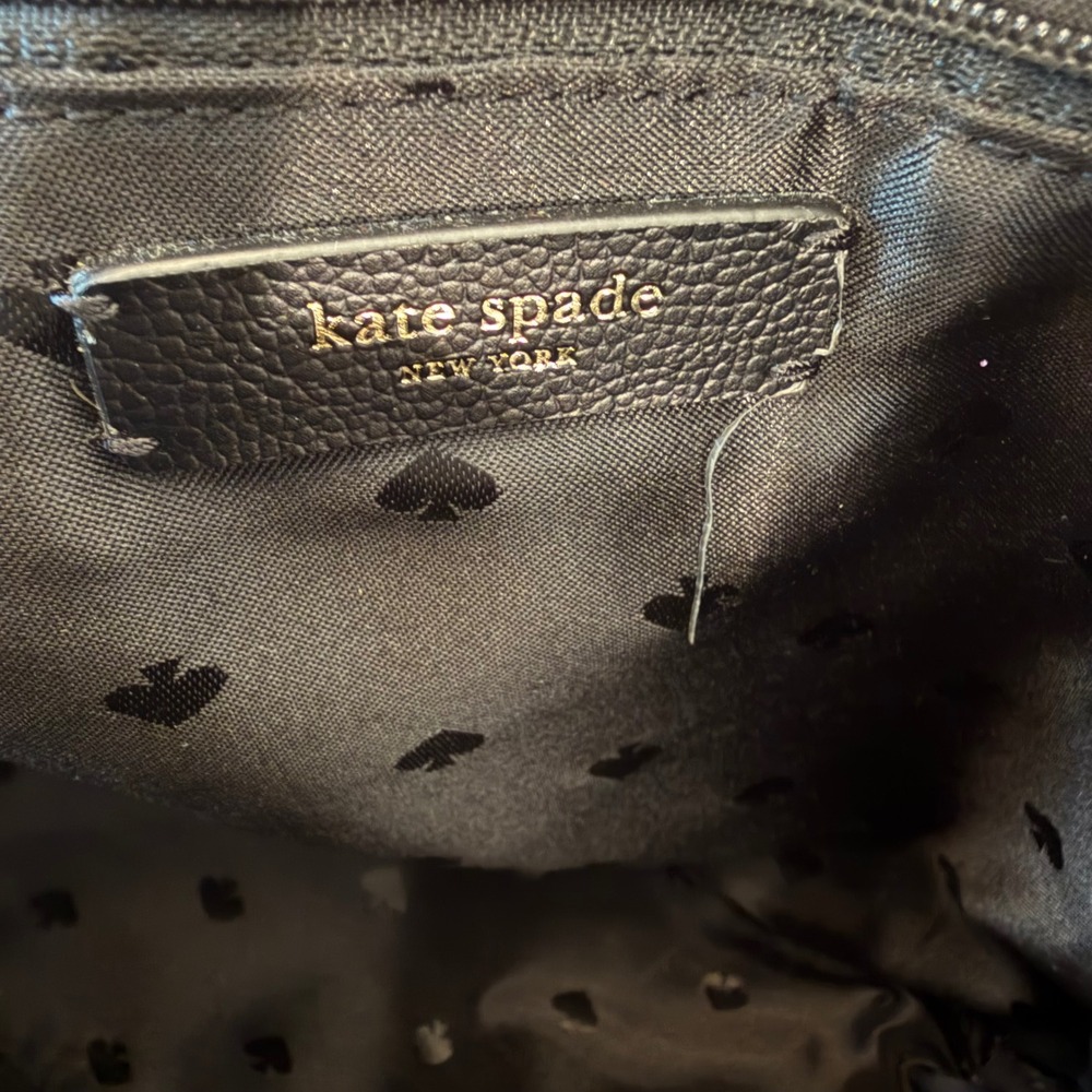Kate Spade New York Chelsea Medium Nylon Backpack Rosewood Gold Hardware - Picture 7 of 12